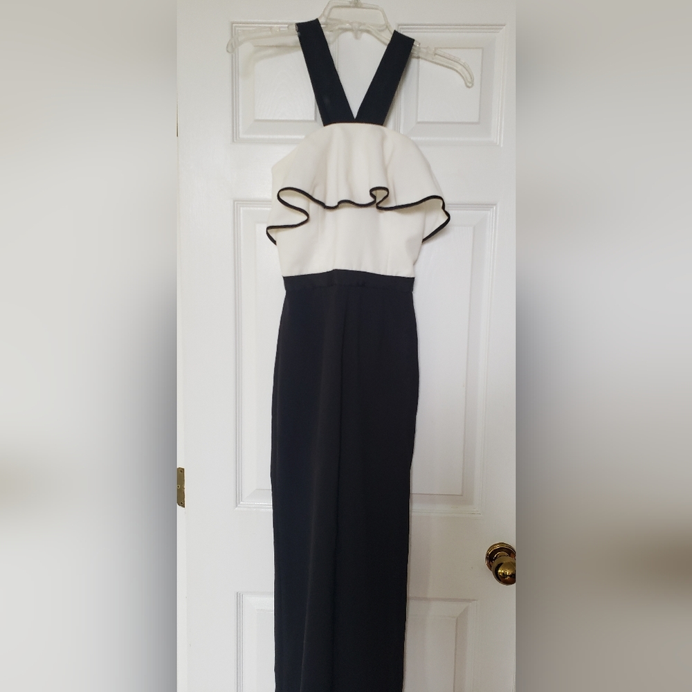 NWT Ted Baker Frill Front Bow Jumpsuit - Picture 4 of 16